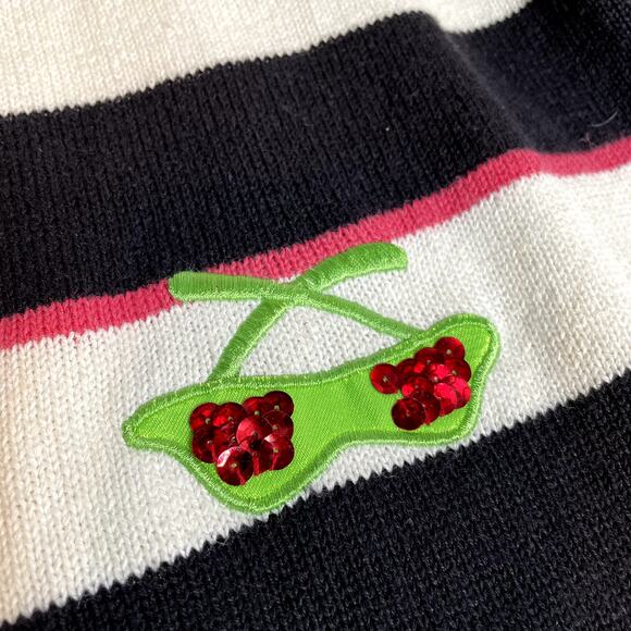 HAMPSHIRE STUDIO Petite Medium Novelty Sweater Flip Flop Sandal Button Down NWT - Picture 3 of 7